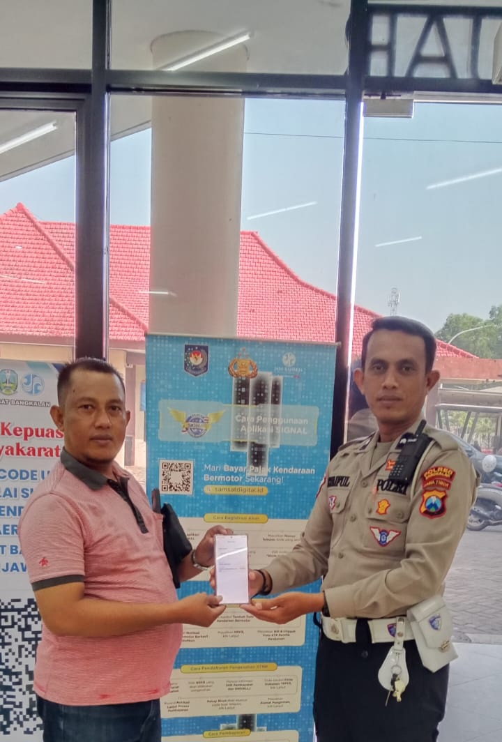 Polantas Menyapa, Inovasi Pelayanan Samsat Bangkalan, Tegaskan Urus Sendiri Jangan Melalui Calo