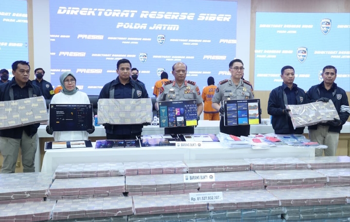 Bongkar Kejahatan Scam Kripto Internasional, Ditressiber Polda Jatim